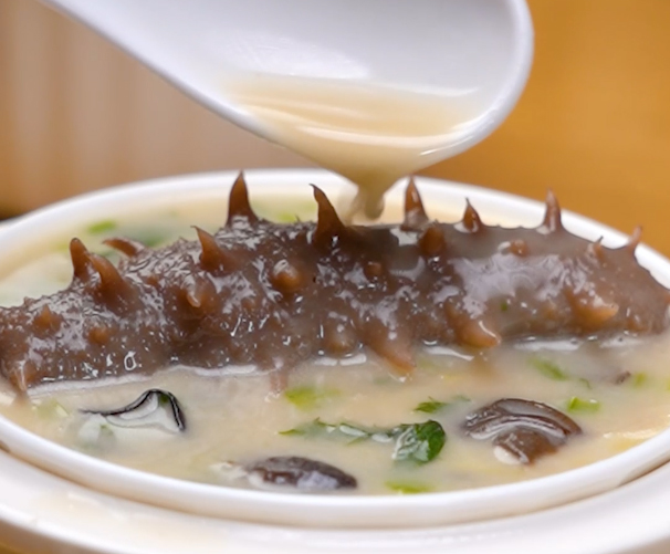 美食推薦-芥菜鲫魚煨海參